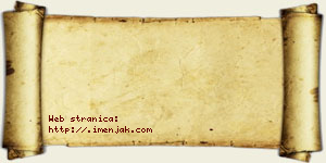 Nikolina Pejanović vizit kartica